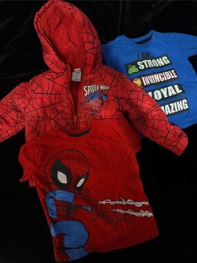 Bundle - Kids Marvel Superman jacket and t-shirts